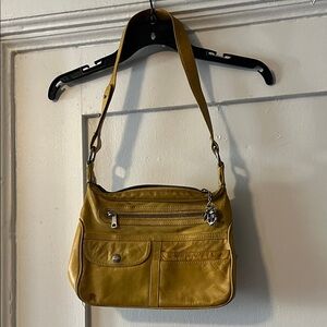 Marc Jacobs Mustard Leather Shoulder Bag